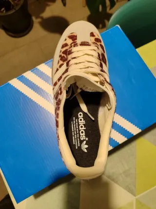 Adidas Bambas Animal Print Beige Marrón
