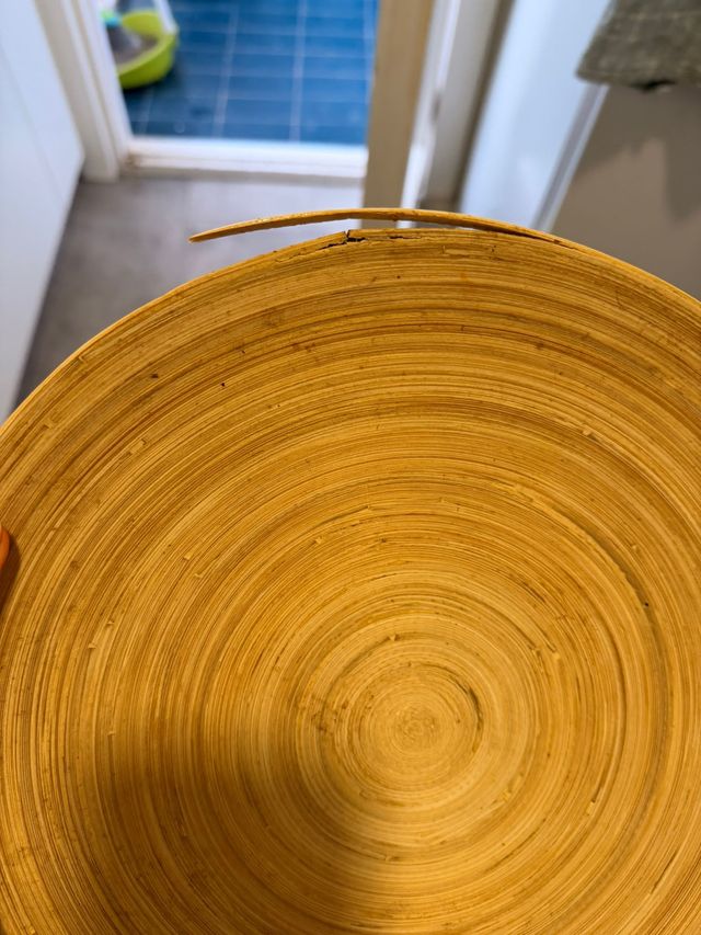 Plato de bambú IKEA