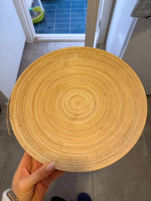 Plato de bambú IKEA