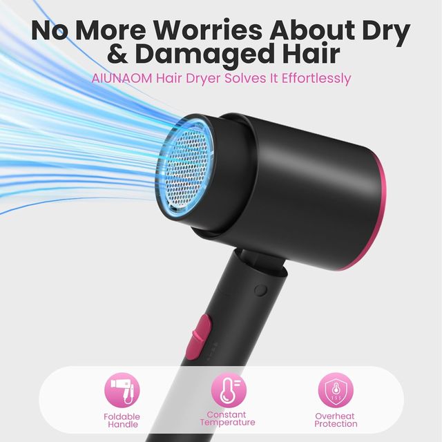 Asciugatrice per capelli pieghevole da viaggio