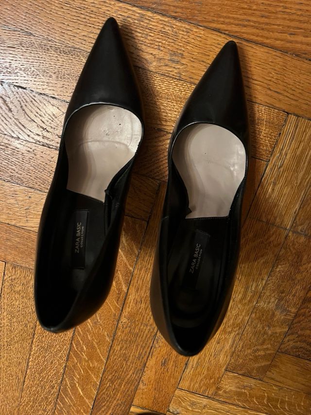 Scarpe tacco alto nere usate una volta