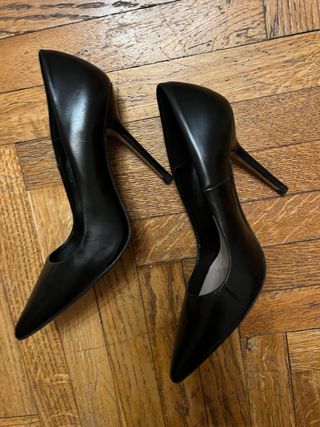 Scarpe tacco alto nere usate una volta