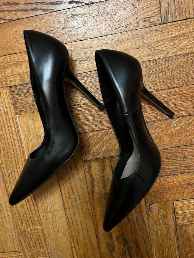 Scarpe tacco alto nere usate una volta