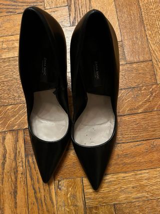Scarpe tacco alto nere usate una volta