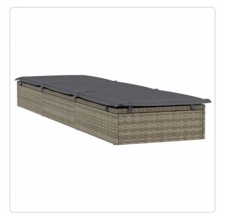 Tumbona Ratan Beige/Marrón