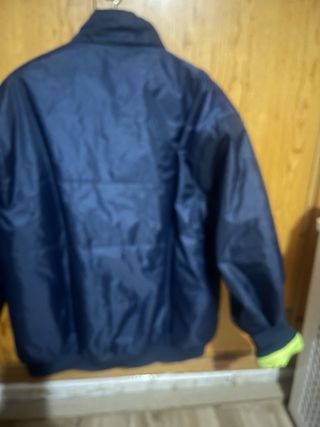 Chaqueta FC Barcelona Reversible Azul/Verde