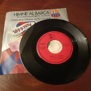 Disc single Himne al Barça 1899-1974 Vinilo