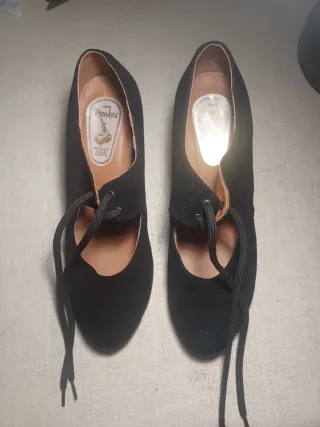 Zapatos Flamenco Mujer Negros