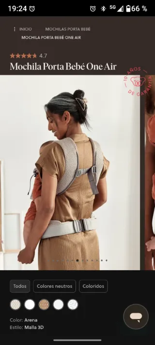 Mochila portabebés Babybjorn