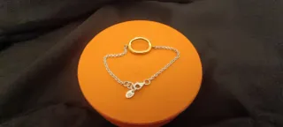 Pulsera Hav bicolor oro y plata