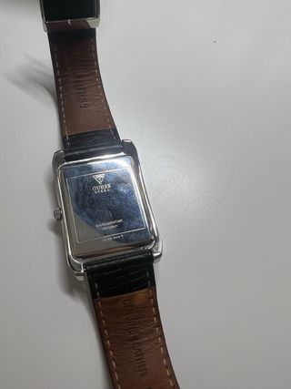Reloj Guess Hombre Negro/Plata