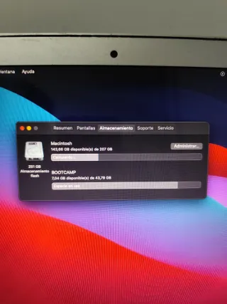 MacBook Air Intel core i7 1,7 GHz de dos núcleos
