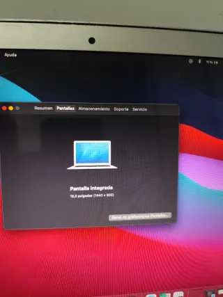 MacBook Air Intel core i7 1,7 GHz de dos núcleos