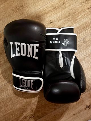 Guantes Boxeo Leone 16-Oz Negros