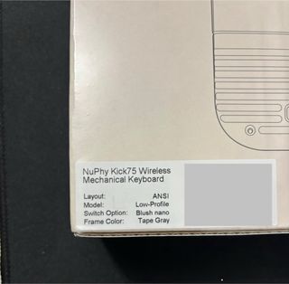 Teclado Gaming Nuphy Kick75 RGB