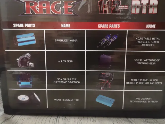 Coche RC Wltoys 124017 V2 75km/h