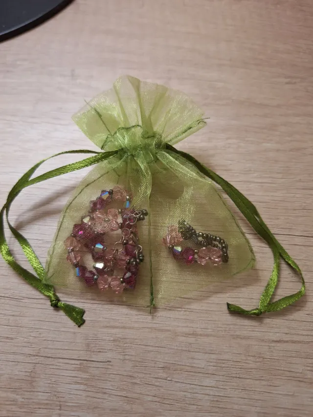 Conjunto Pulsera y Anillo Flores