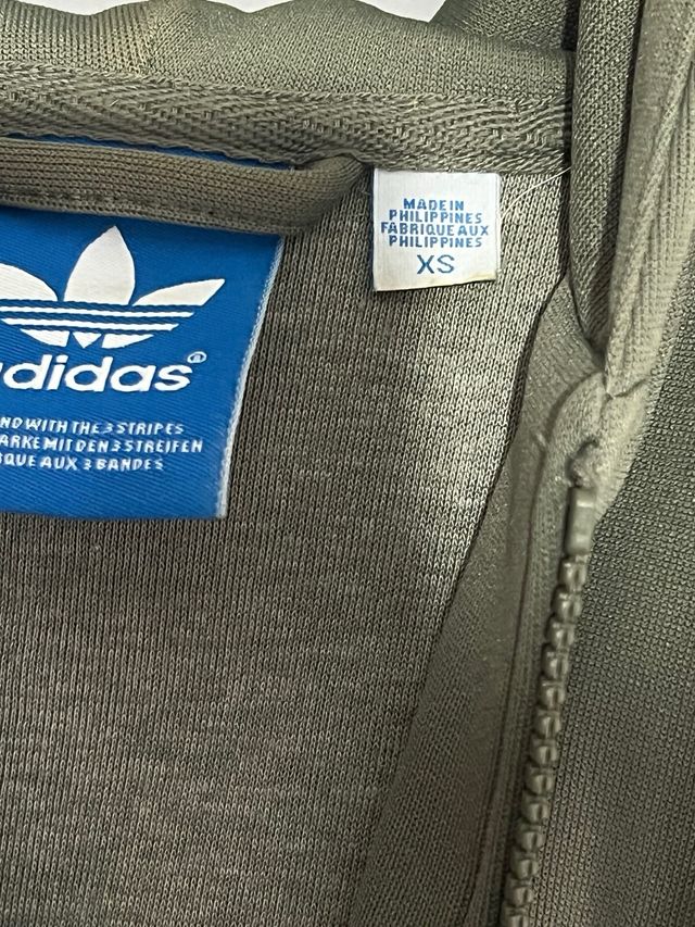 Sudadera Adidas Verde con Cremallera