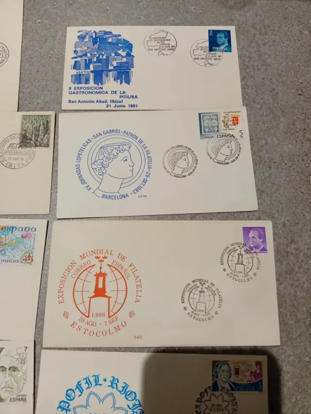 Lotto di 20 buste e cartoline filateliche