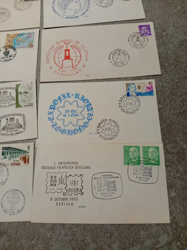 Lotto di 20 buste e cartoline filateliche