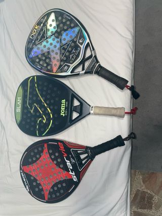 3 Palas de Pádel StarVie, Joma y NOX
