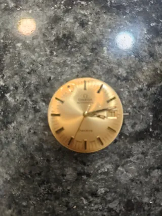 Maquinaria Reloj Omega Dorada