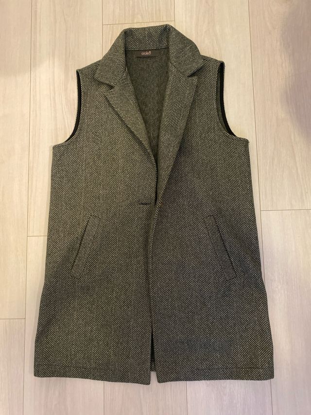 Chaleco largo Gala gris Talla M