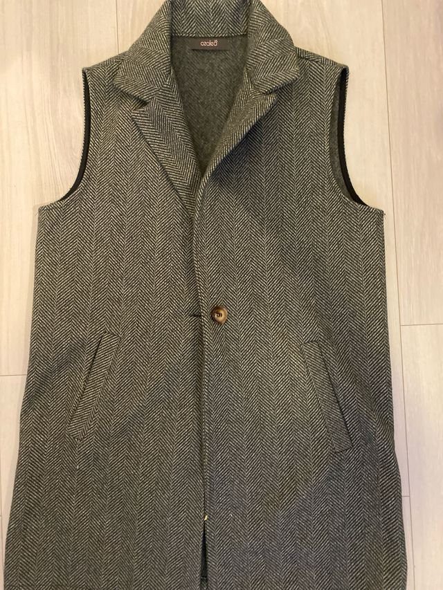 Chaleco largo Gala gris Talla M