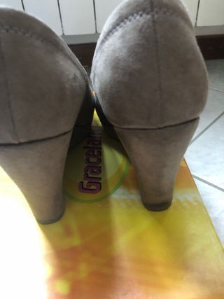 Scarpe Graceland scamosciate con zeppa