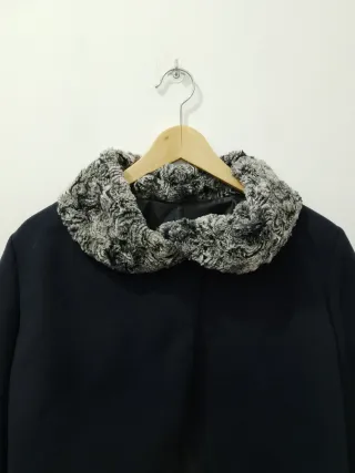 Giacca elegante donna con pelliccia