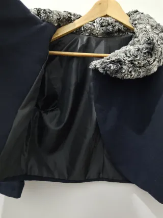 Giacca elegante donna con pelliccia