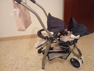 Carrito de juguete doble