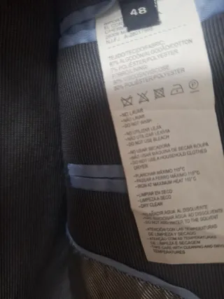 Traje Chaqueta Fórmula Joven Gris
