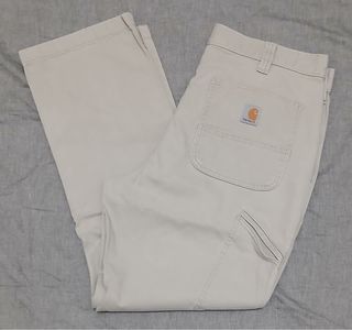 carhartt work pants size L beige