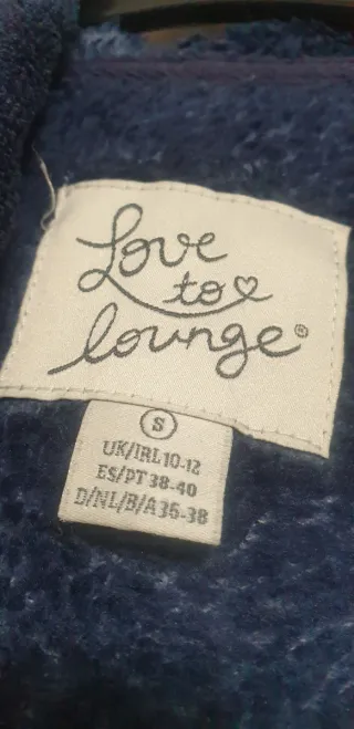 Pijama entero mujer Primark azul y blanco