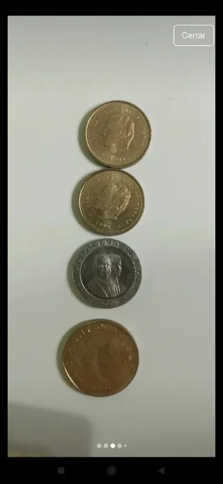 Moneda de (1999) 500, 200, 100, 100, 50, 25, 10, 5