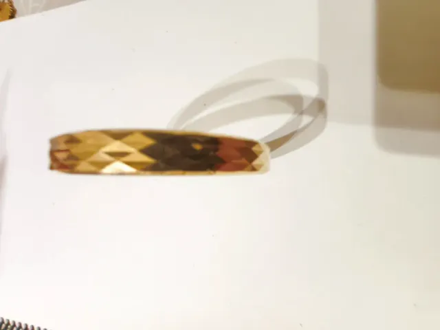 Pulsera de oro 18 kt media caña maciza