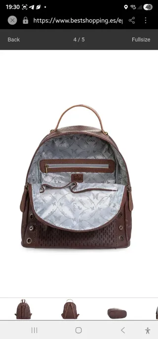 Mochila Lois Mujer Marrón