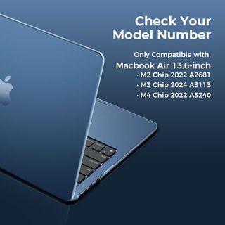 EooCoo Funda Compatible con MacBook Air 13,6 Pulga