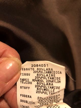 Cappotto donna in panno marrone