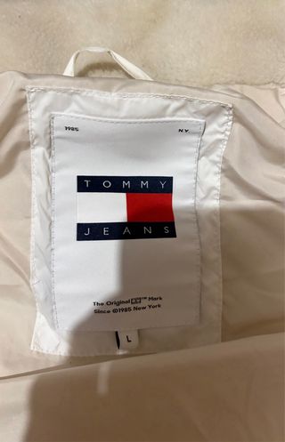 Chaleco Tommy Jeans Beige/Blanco