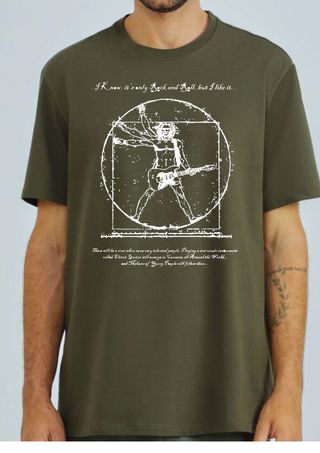Camiseta Da Vinci Rock & Roll