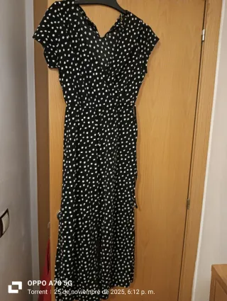 Mono negro lunares blanco