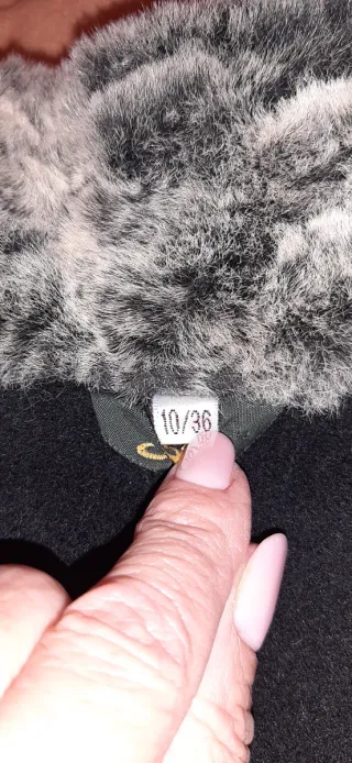 Elegante cappotto vintage lana cashmere