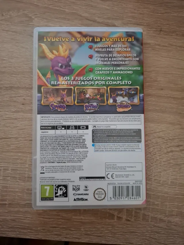 Spyro Reignited Trilogy Nintendo Switch