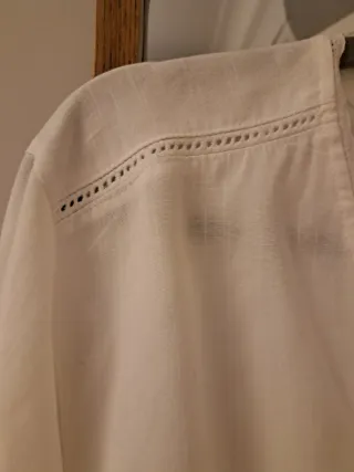 Blusa blanca Pull&Bear