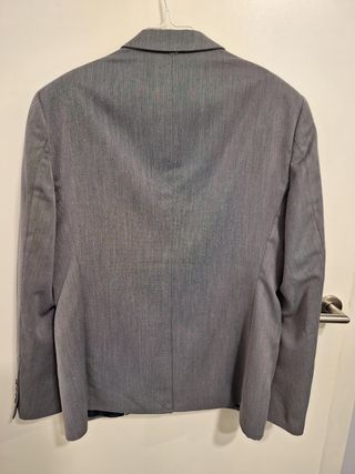 Americana/Blazer Zara Hombre Gris
