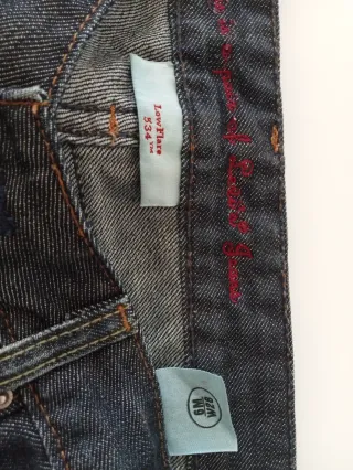 Pantalón vaquero mujer 534 low flare