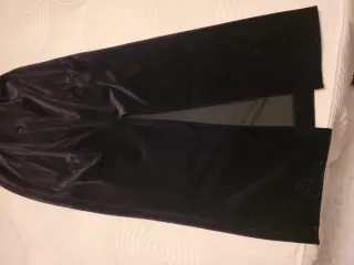 Vestido negro fiesta lentejuelas y satén