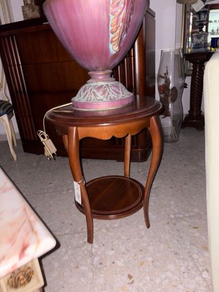 Mesita Velador Clásica Madera